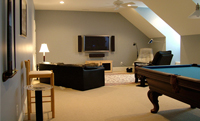whole-room-design Multipurpose Media Room