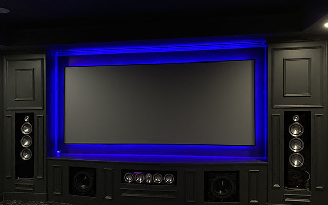 LED home theater design